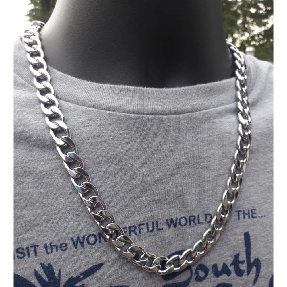 24" 11mm Cuban Curb Chain